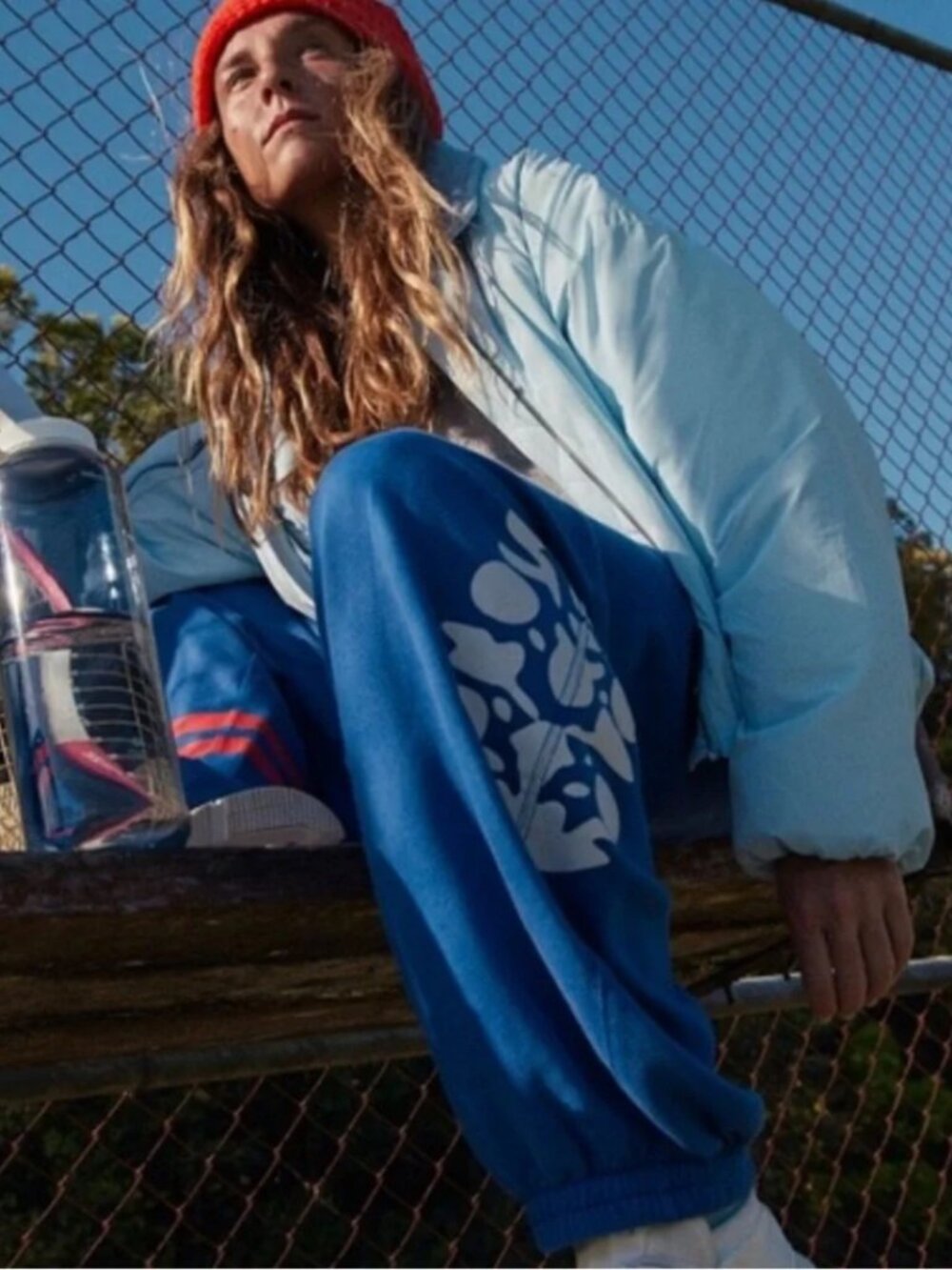 Free People FP Movement Outpost Primaloft Bomber Jacket Women's XS Blue Coat NWT